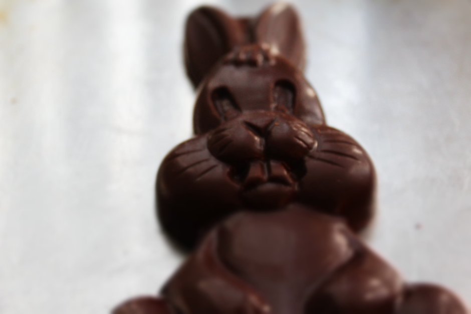 Эстетичный шоколадный заяц