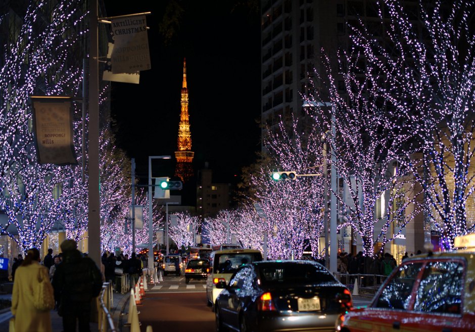 Рождество в Японии Токио