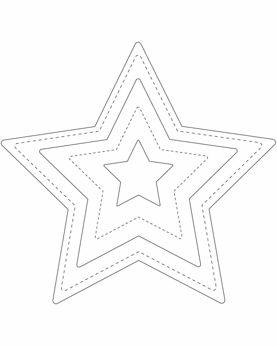Пятиконечная звезда 15 см