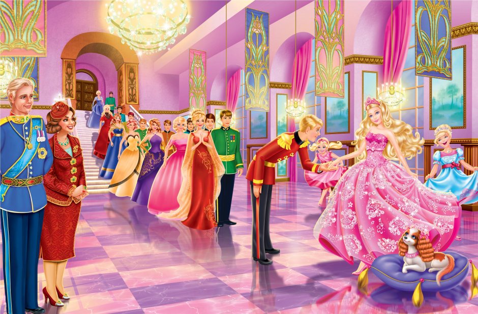 Барби Академия принцесс дворец