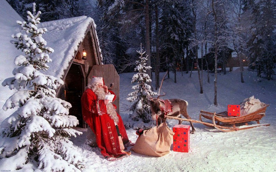 Сказочная Лапландия владения Деда Мороза