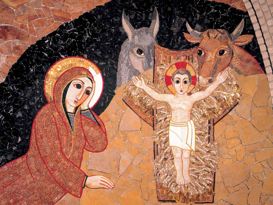 Мозаика Рождества Христова Ровена
