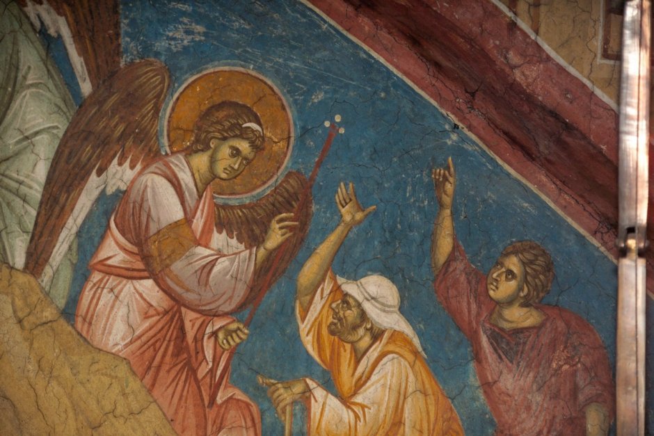 Рождество Христово фреска Дечаны