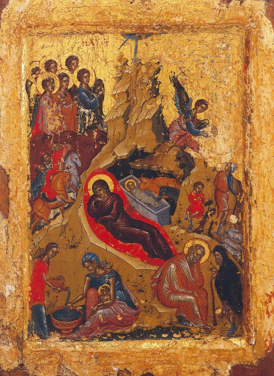 Рождество икона Византия