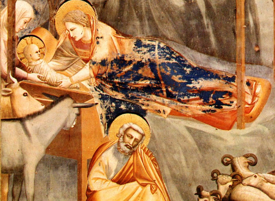 Джотто Рождество Христово фреска