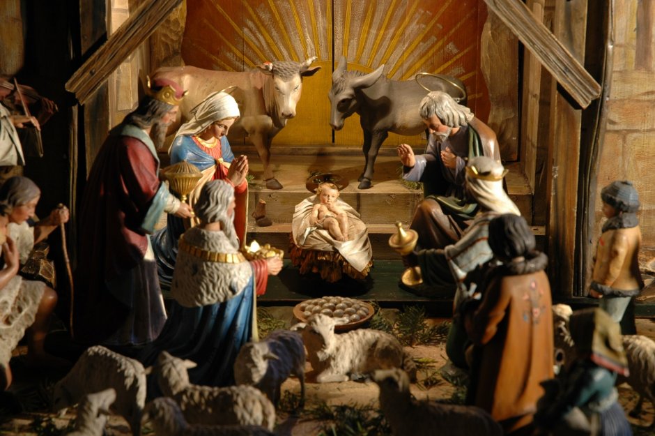 Рождество Христово ясли вертеп