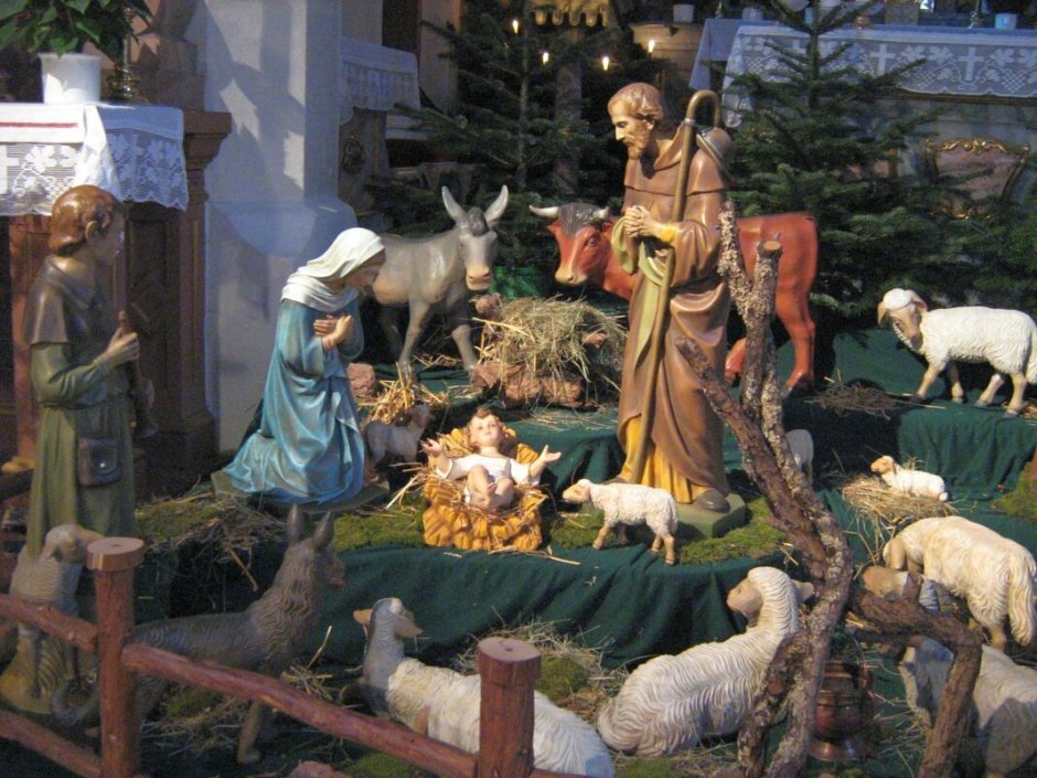 Рождественский вертеп в Германии