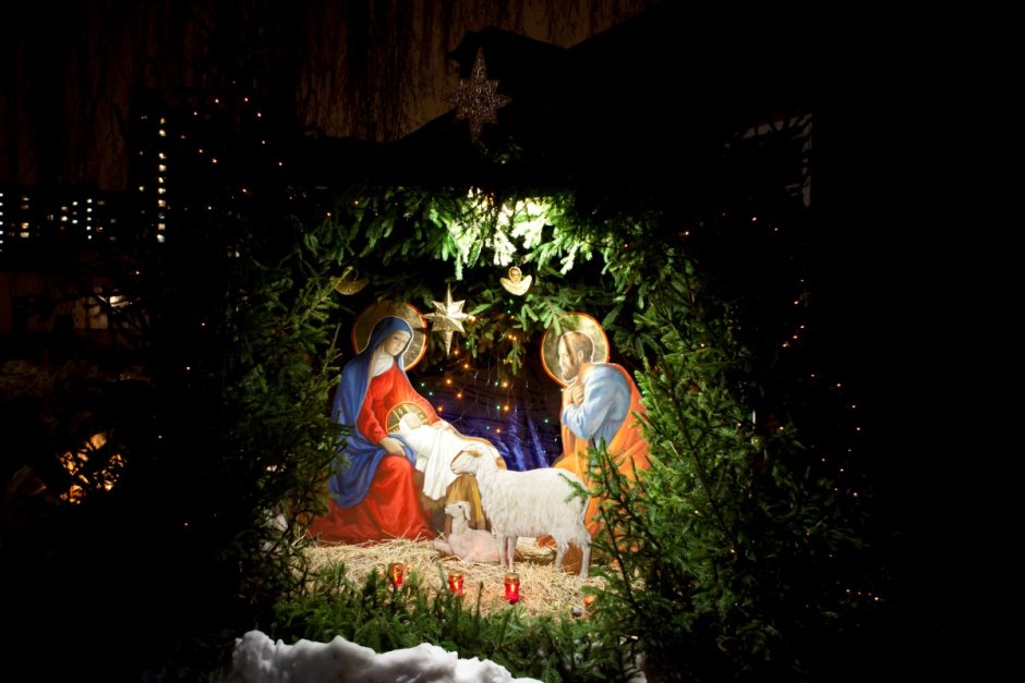 Вертеп к Рождеству Христову для детей