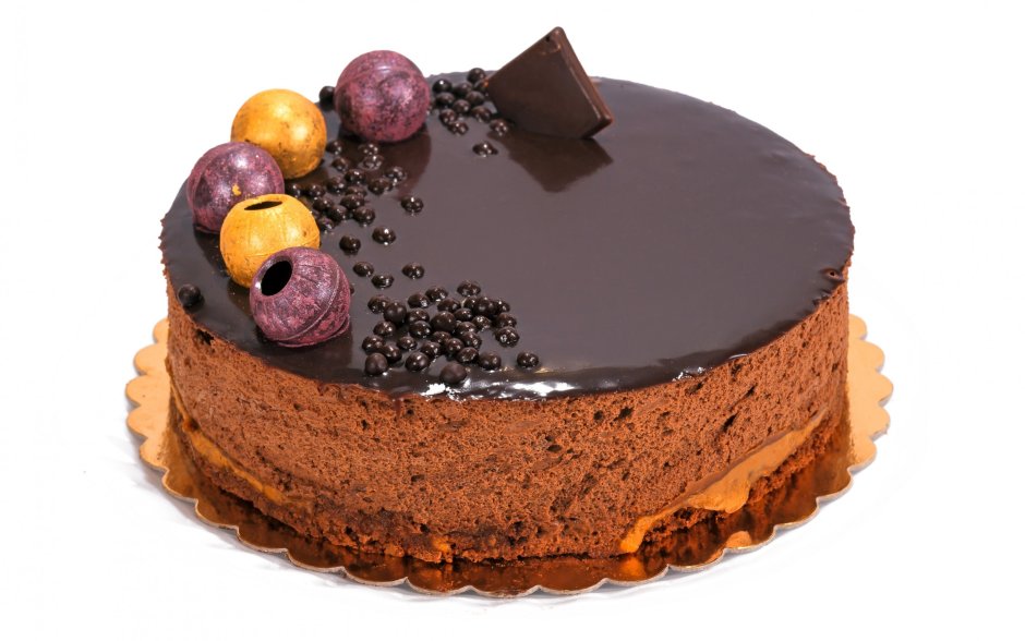 Кусочек шоколадного торта