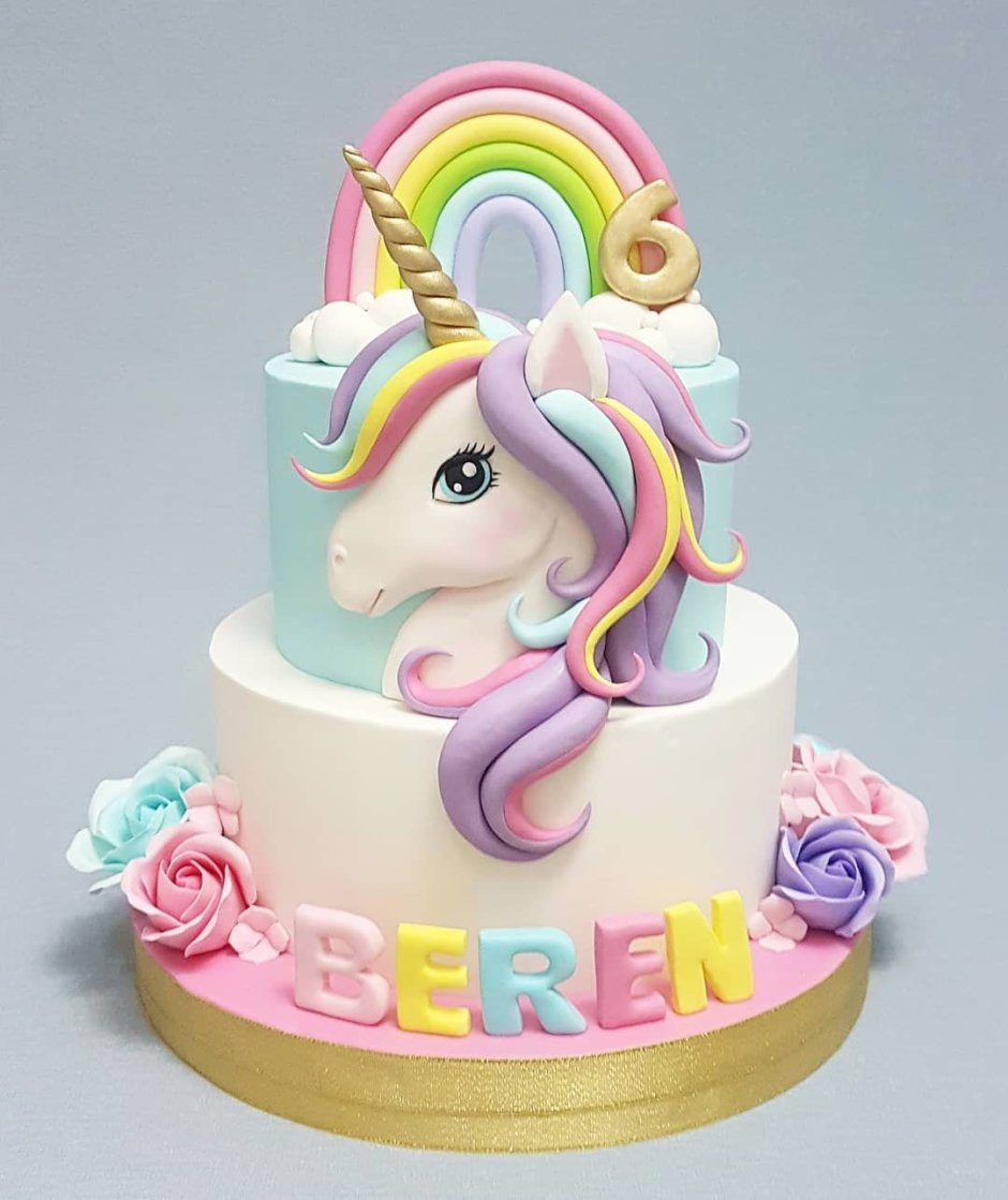 Торт на день рождения девочке 3 годика с пони