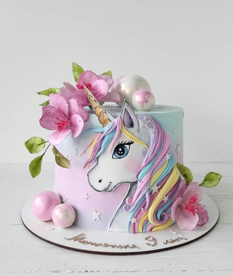 Радужный торт с пони