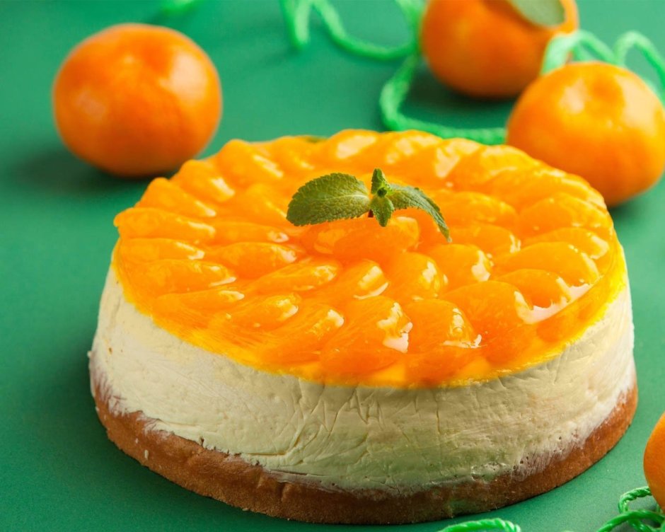 Торт сочный апельсин