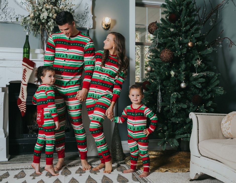 Пижама для фотосессии для всей семьи