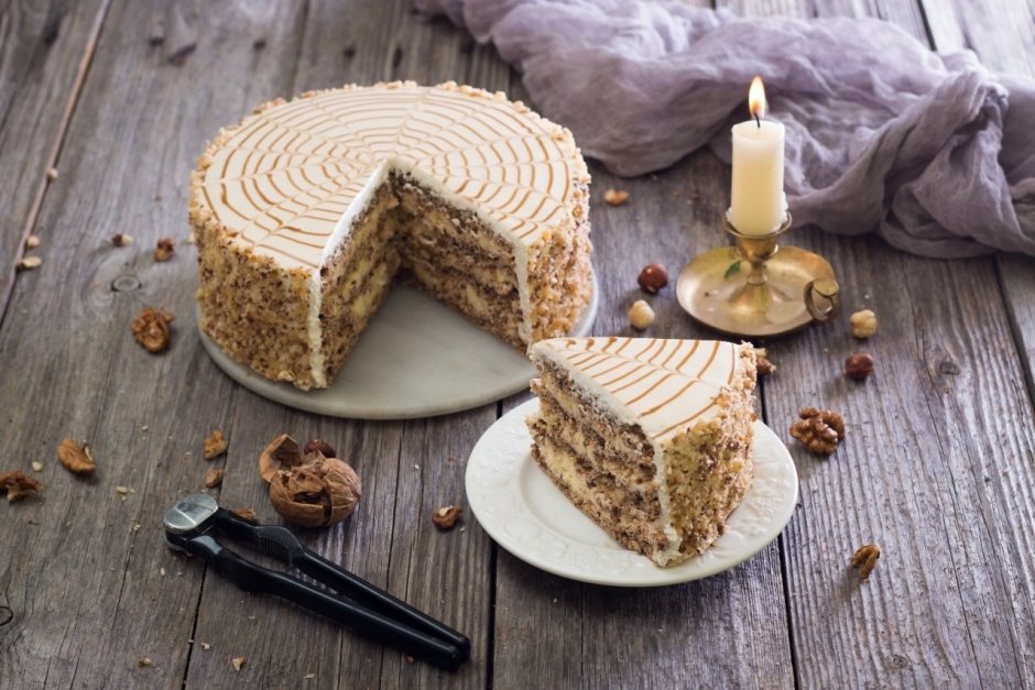 Декор торта Эстерхази