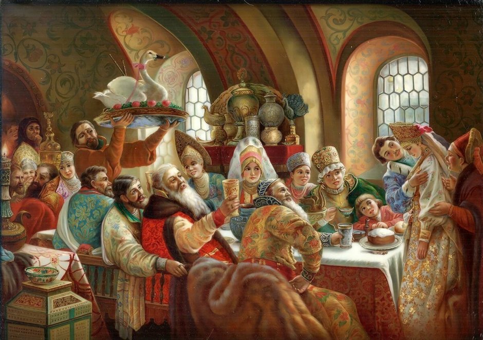 Картина Маковского Боярский пир