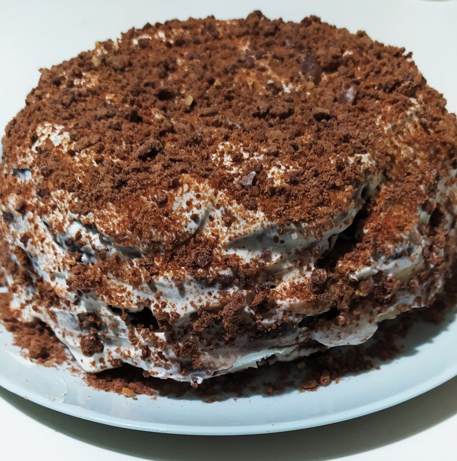 Торт из шоколадных пряников