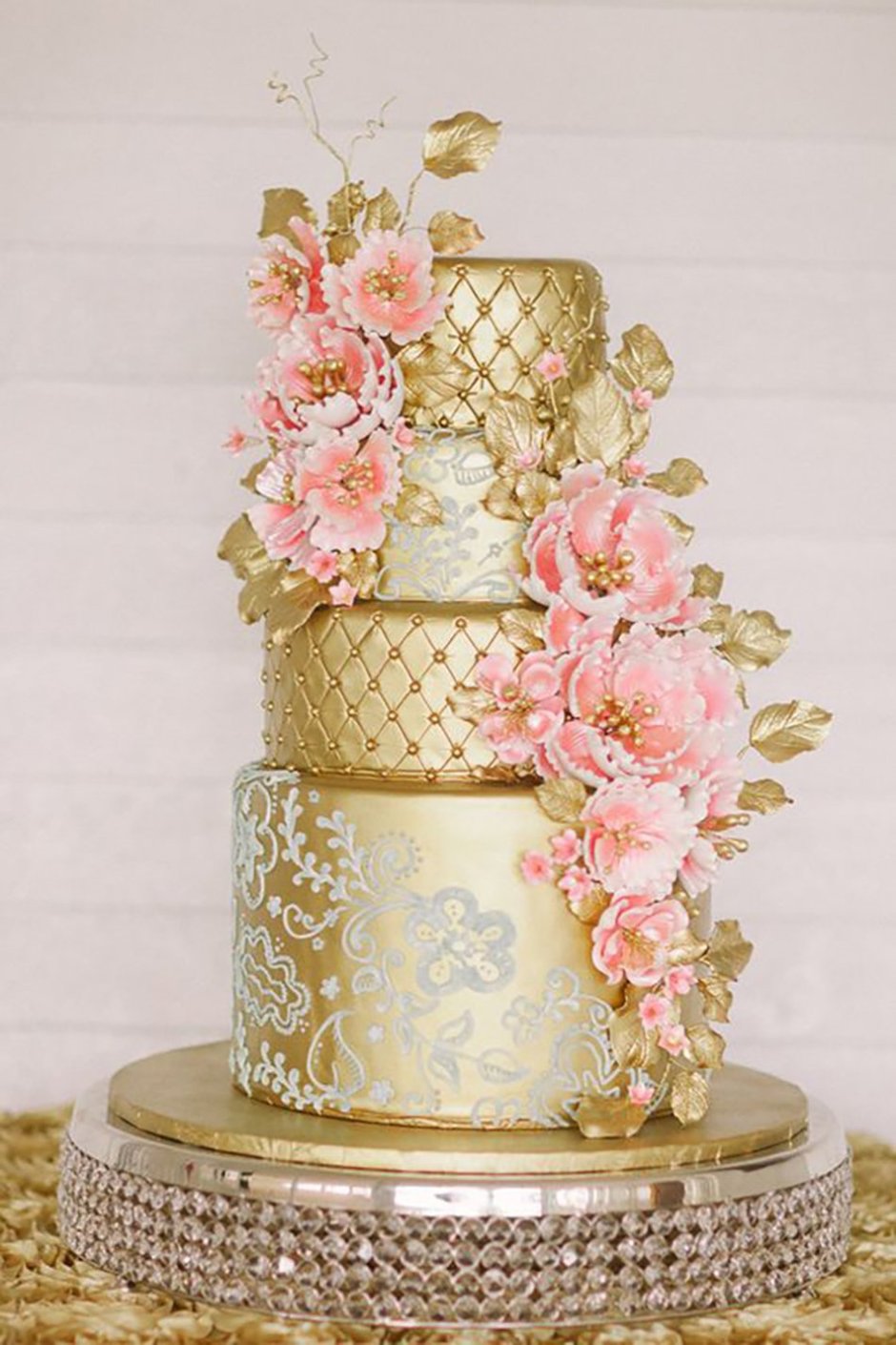 Свадебный торт на золотую свадьбу