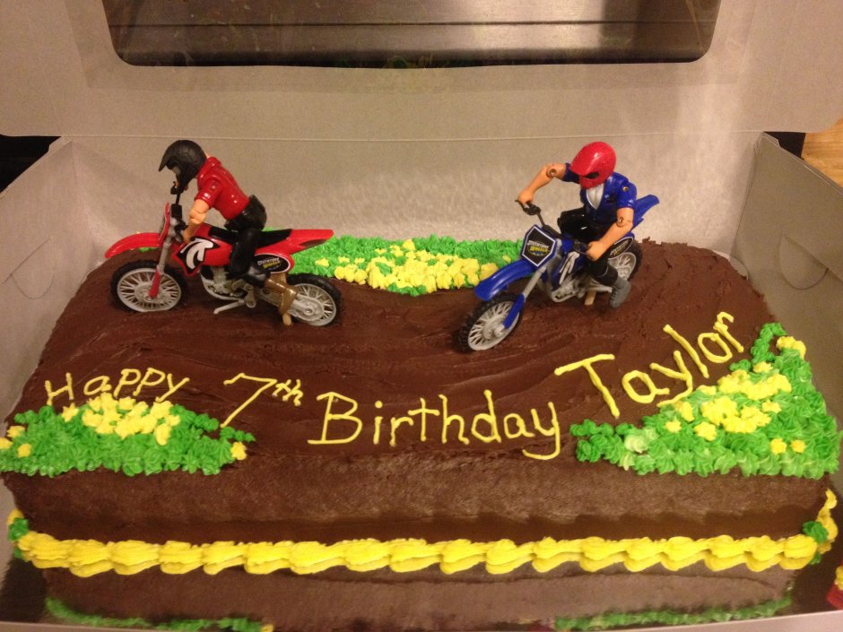 Торт с квадроциклом для мальчика