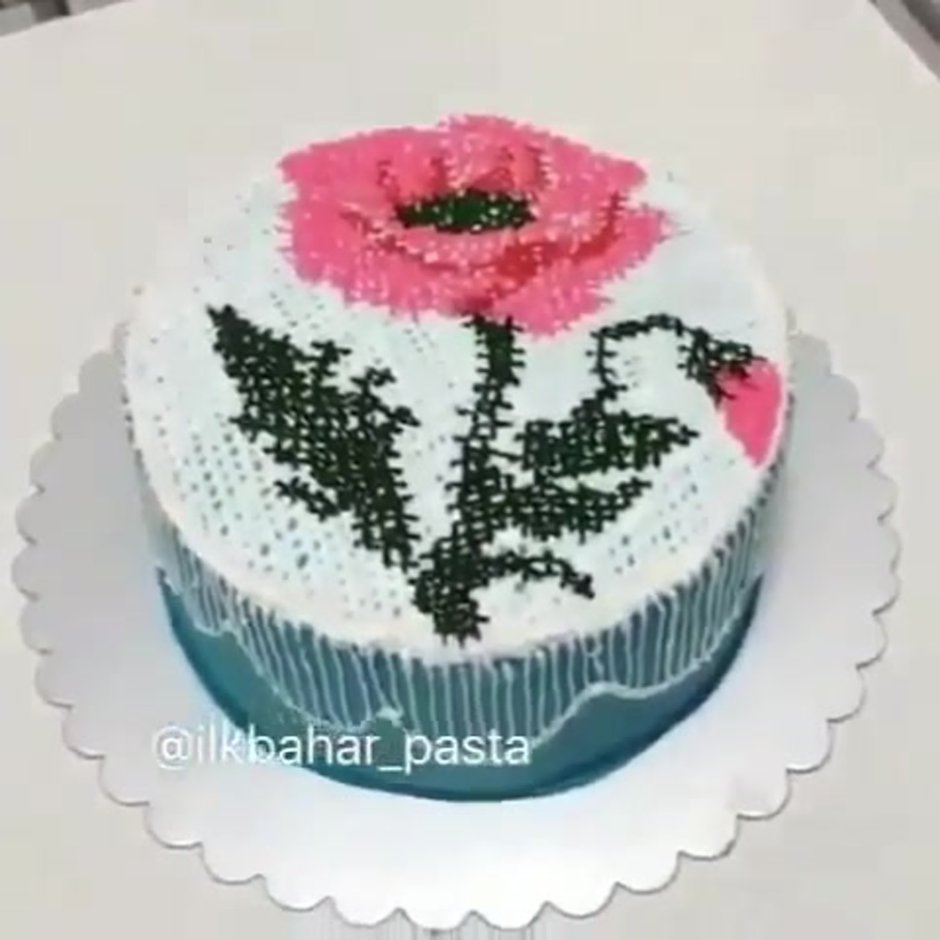 Торт с маками