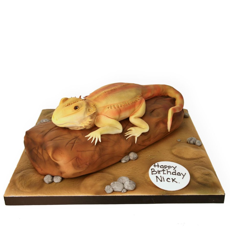 Торт с рептилиями