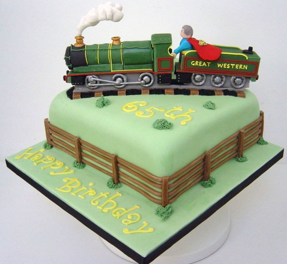 Торт с «паровозом»
