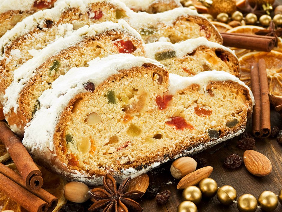 Рождественский кекс Stollen