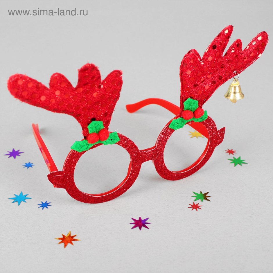 Карнавальные новогодние очки