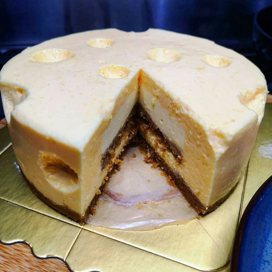Торт сырный домик