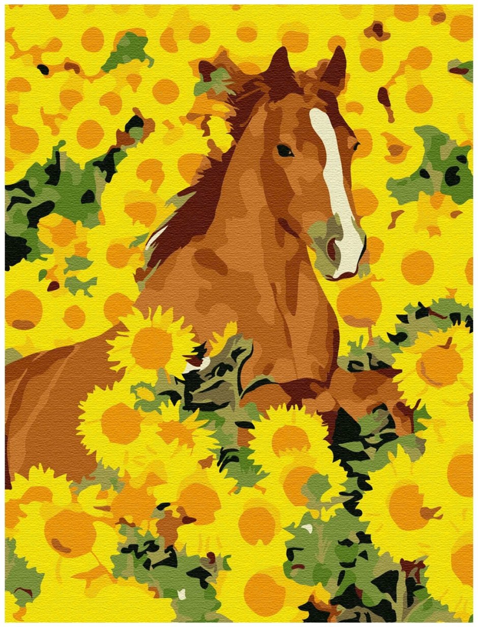 Интерактивная открытка с лошадью