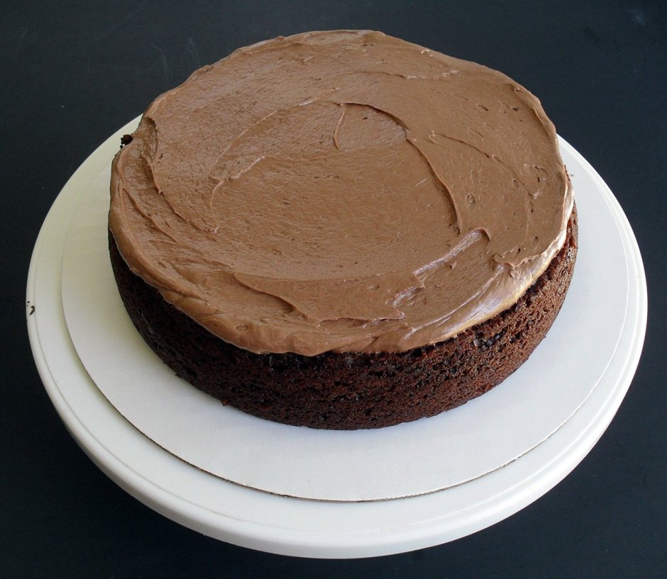 Торт с какао и шоколадом