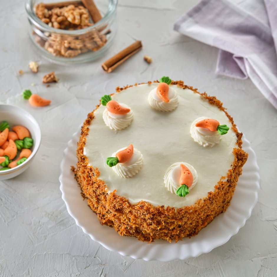 Свадебный торт морковный 2022