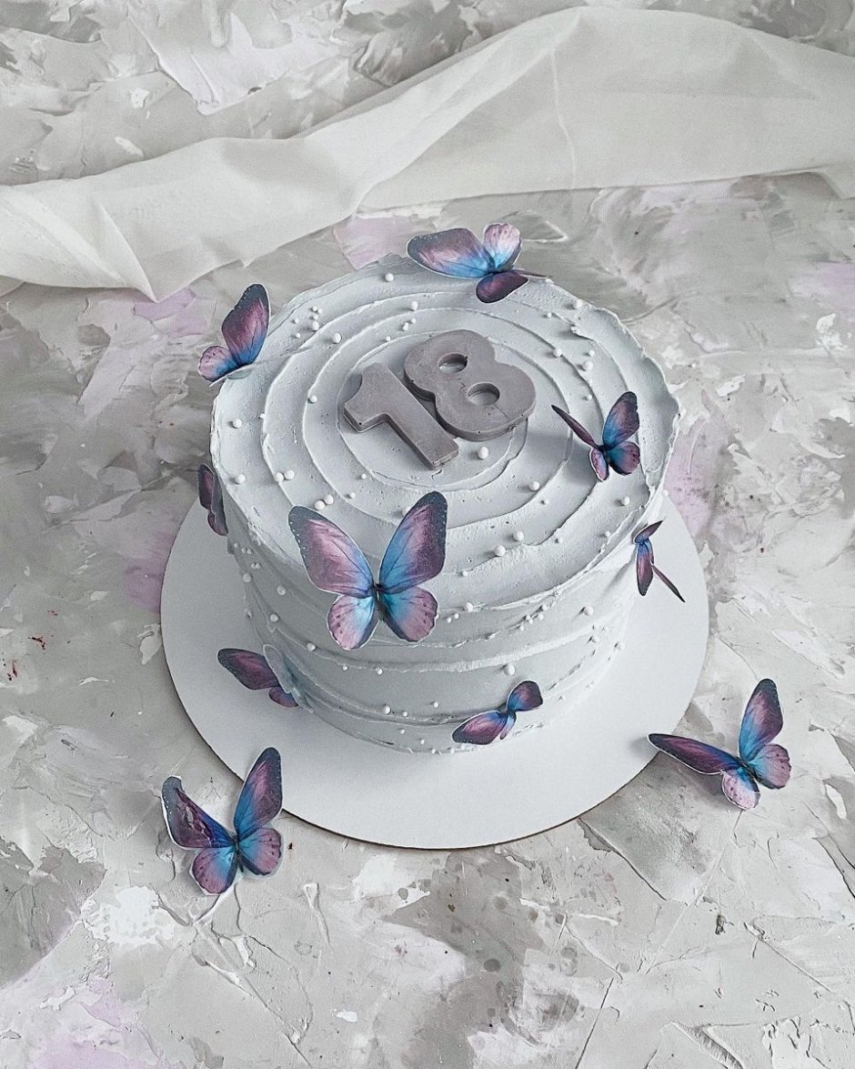 Бабочки для торта из вафельной бумаги