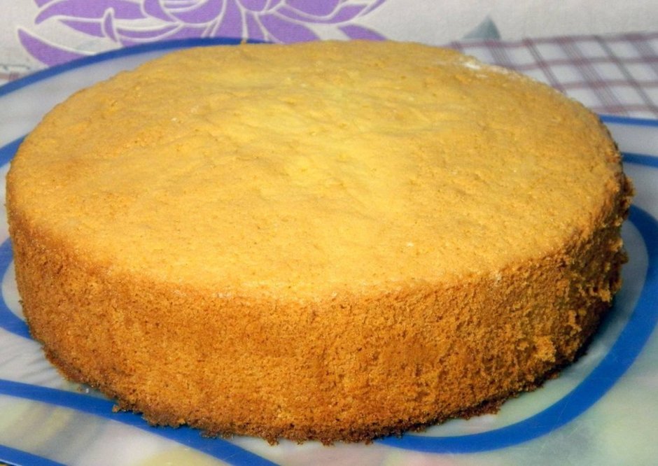 Бисквит для торта 26 см форма