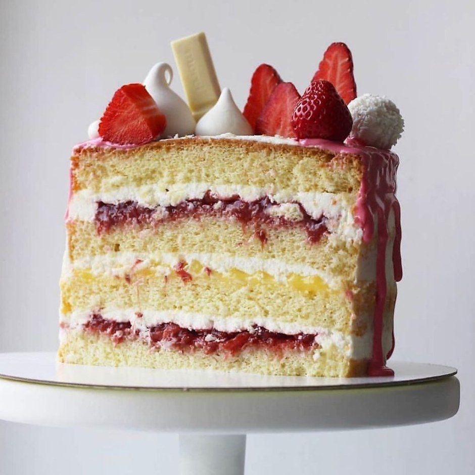 Бисквитный торт Виктория