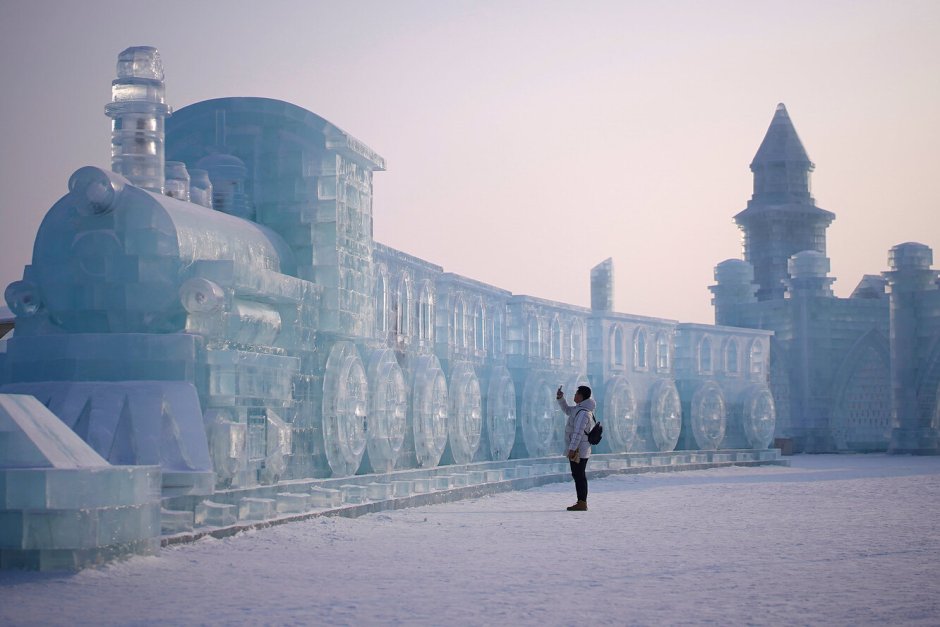 Харбин Китай ледяной город 2020