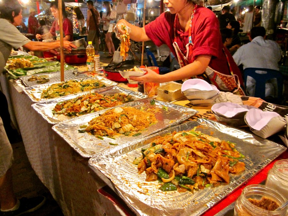 Ночной рынок Тайланд