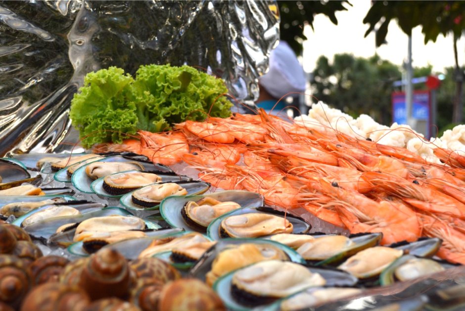 Тайская еда морепродукты