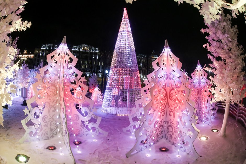 Рождество в Москве в ЦУМ
