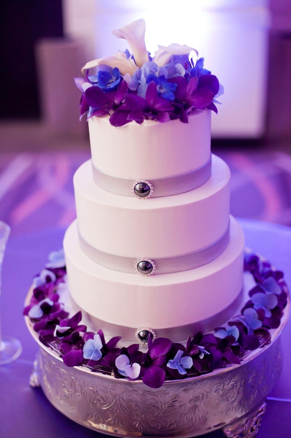 Lavender Wedding Cake Weddings Purple