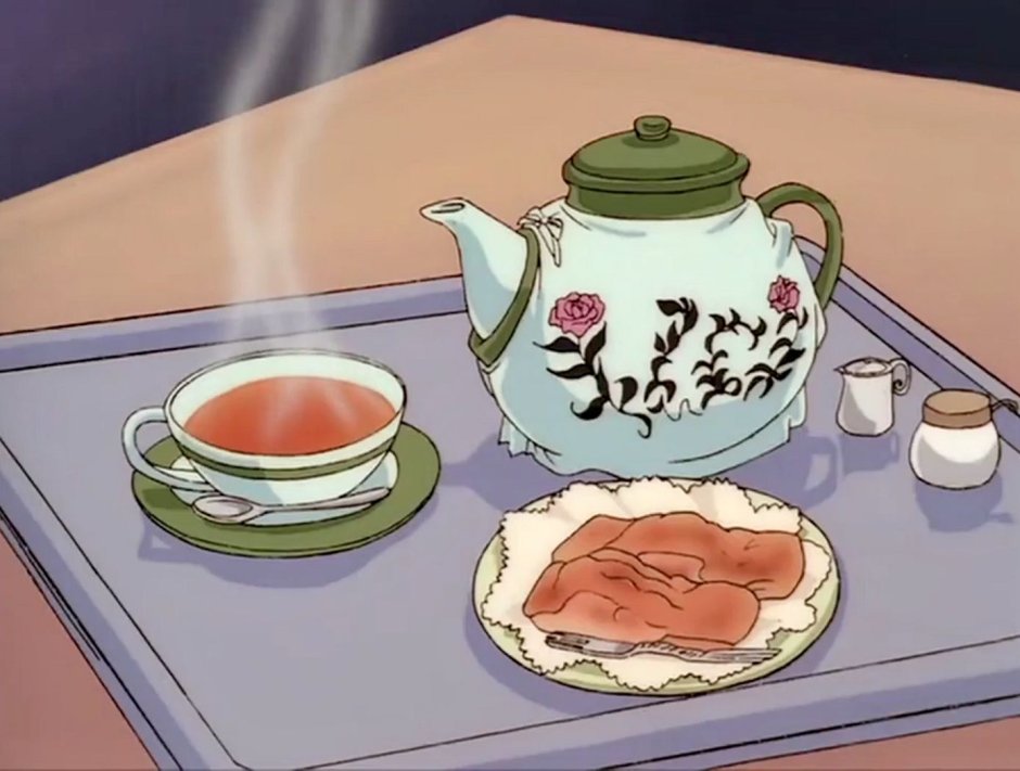 Anime aesthetic 90s чай
