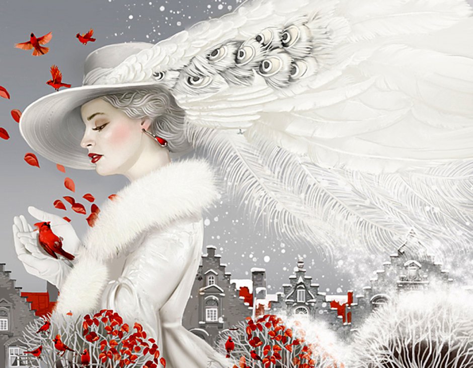 Иллюстрации Татьяны Дорониной зимние