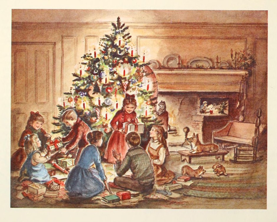 Иллюстрации Рождественские Таши Тудор