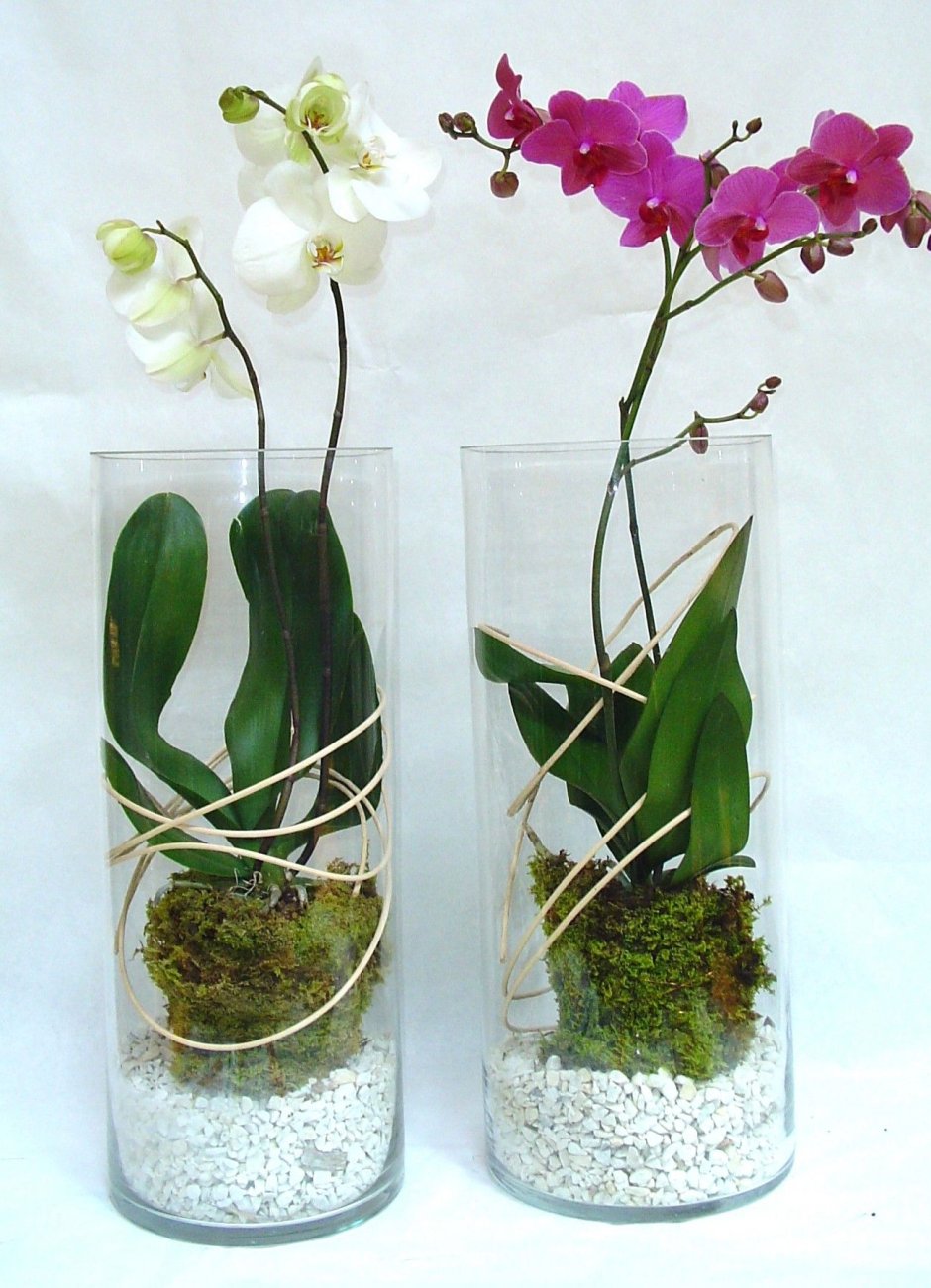 Букет с орхидеей
