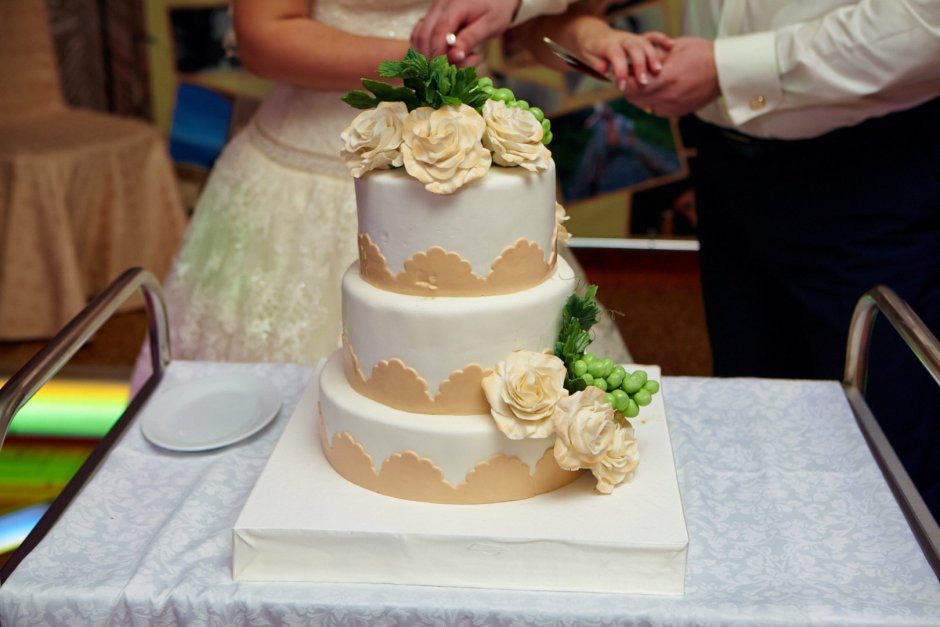 Торт ретро свадьба