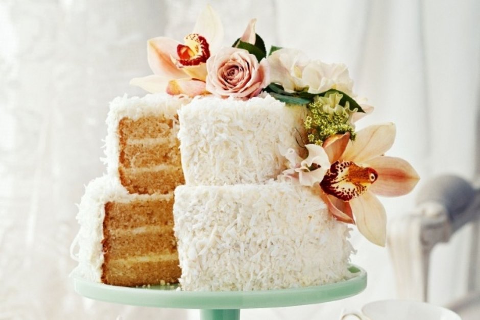 Свадебный торт домашний