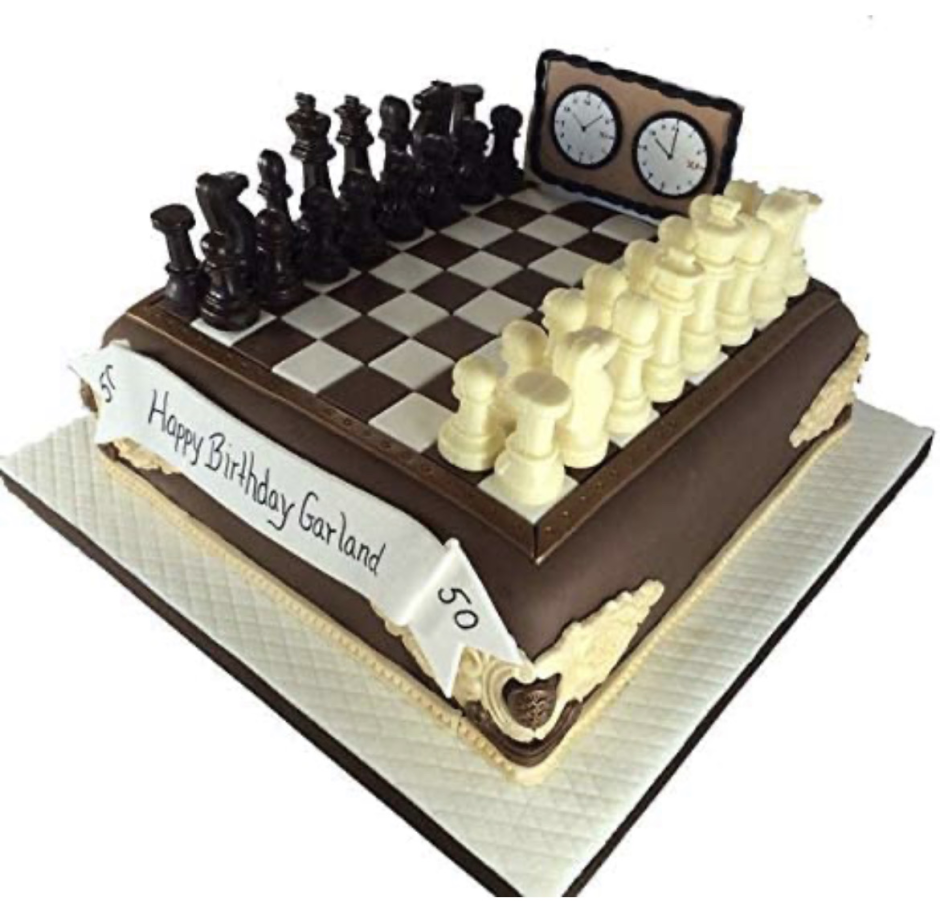 Торт шахматы 18 лет
