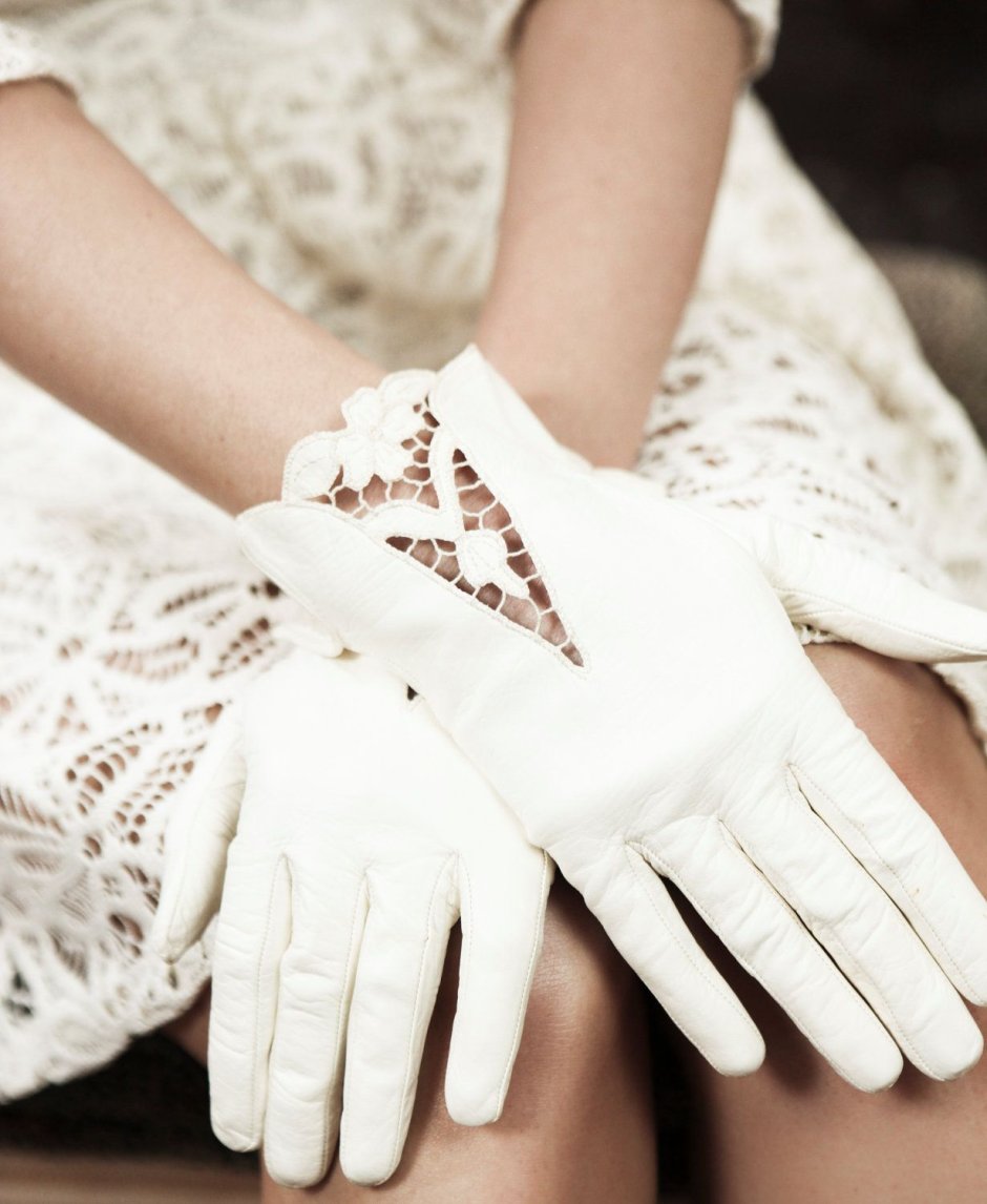 Перчатки Свадебные короткие