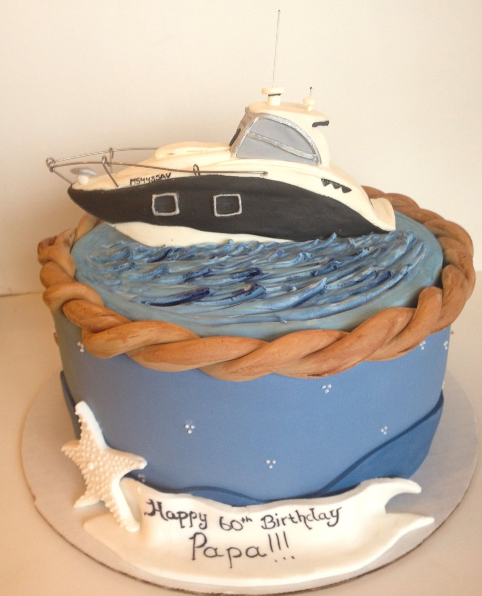 Морской торт корабль