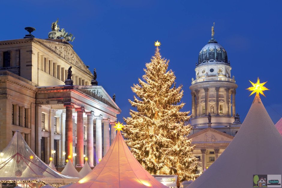 Ярмарка ️Weihnachtszauber Gendarmenmarkt - Берлин, Германия