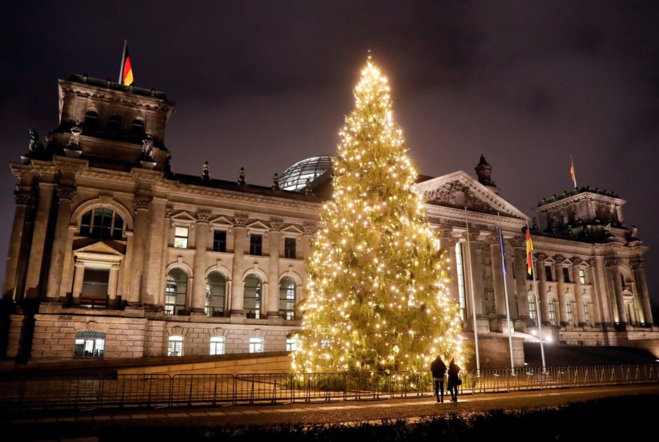 Рождество Берлин Александрплатц